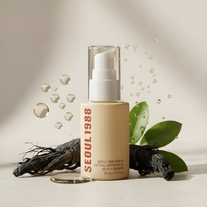 Seoul 1988 Retinal 2% + Black Ginseng – Age-Defying Facial Serum